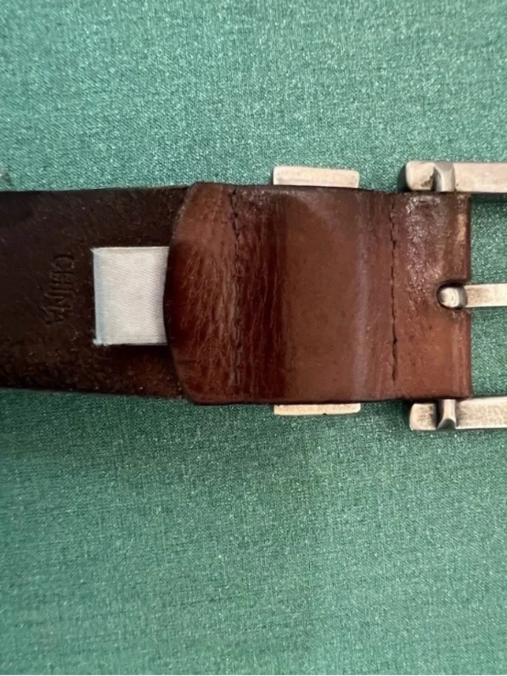 Eagles Wings NHL Philadelphia Flyers Genuine Cowhide Leather Belt Mens 36 Brown